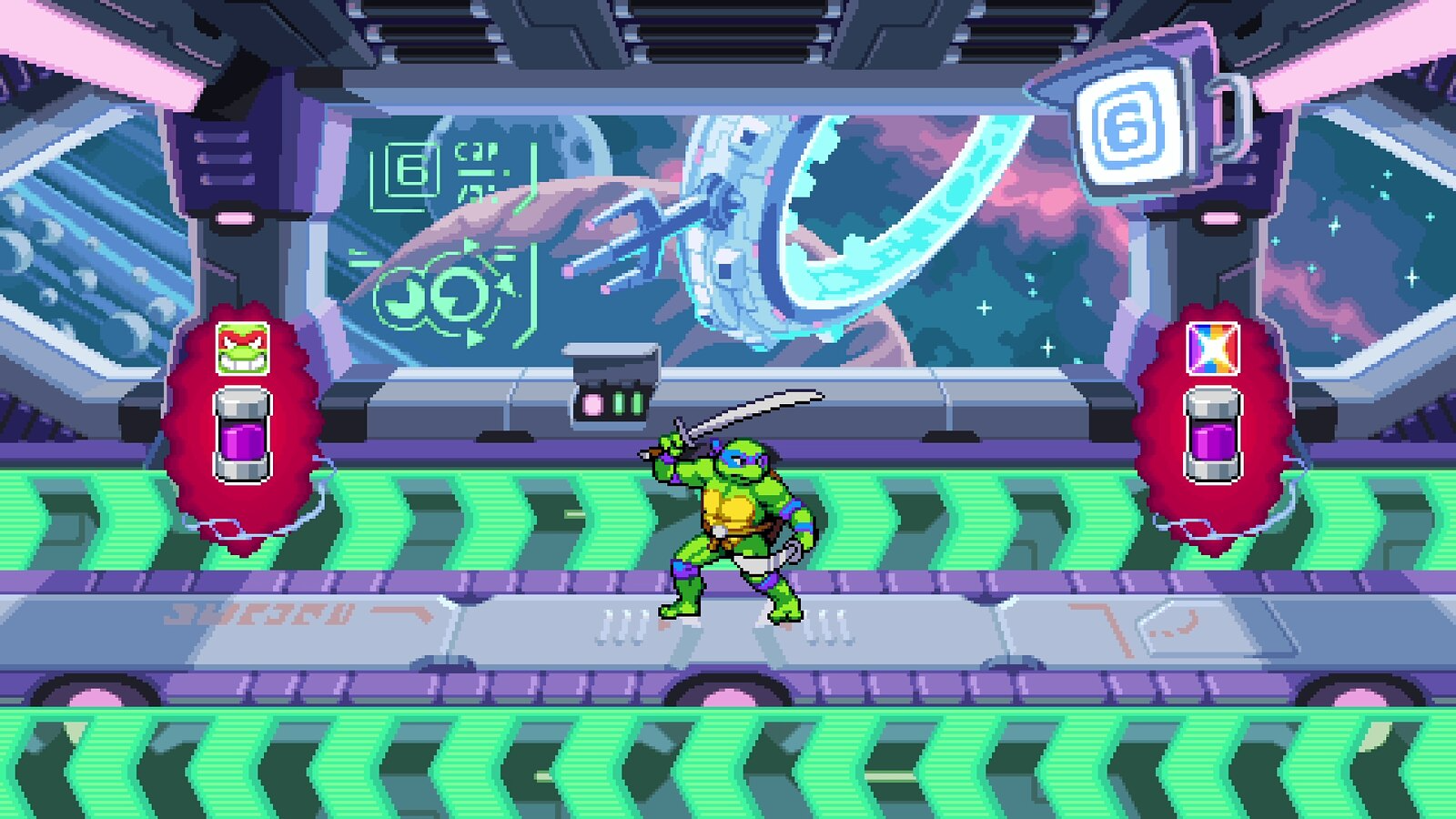 Two rewards canisters in Dimension Shellshock.