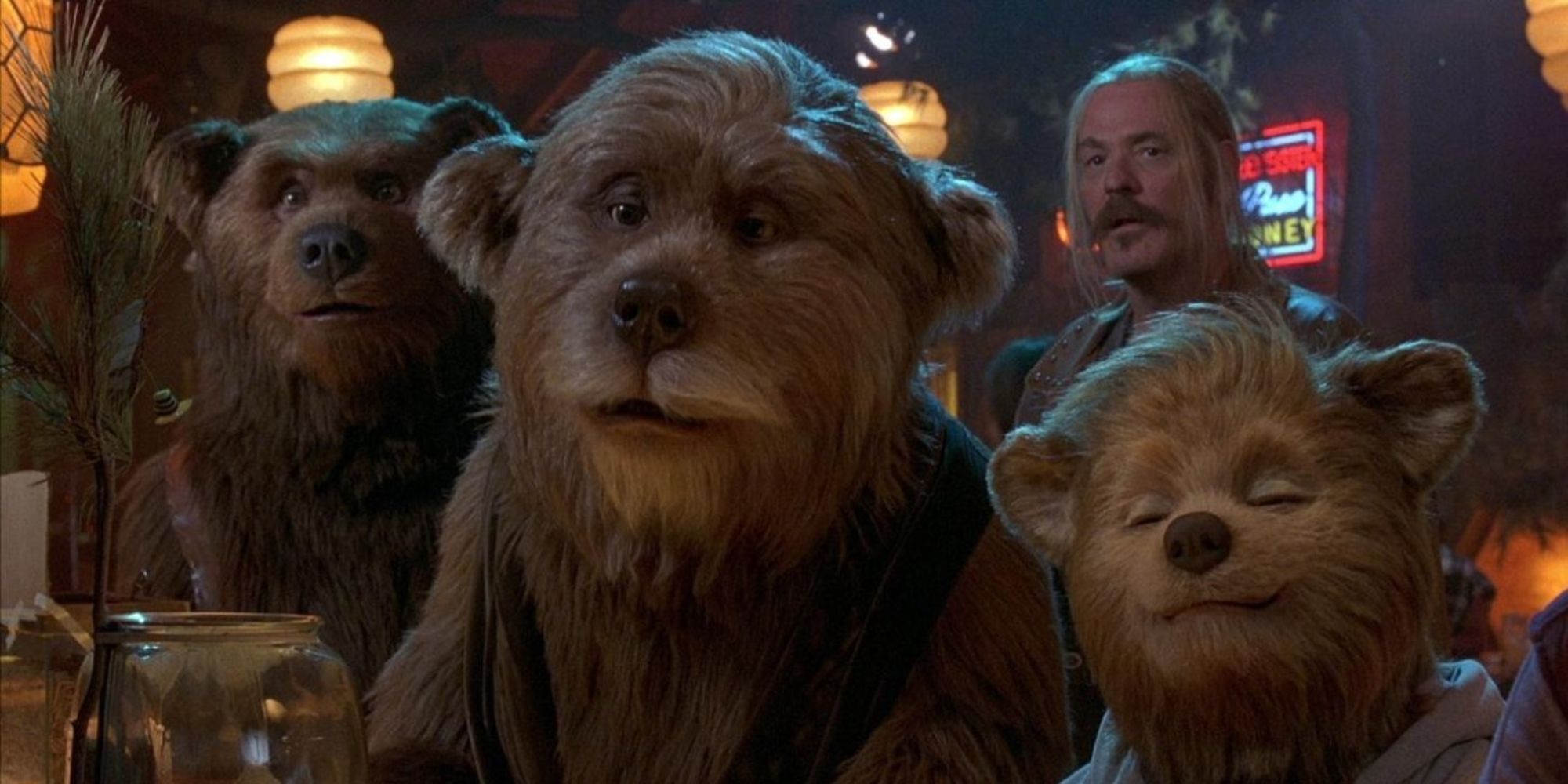 The Country Bears scene in a bar