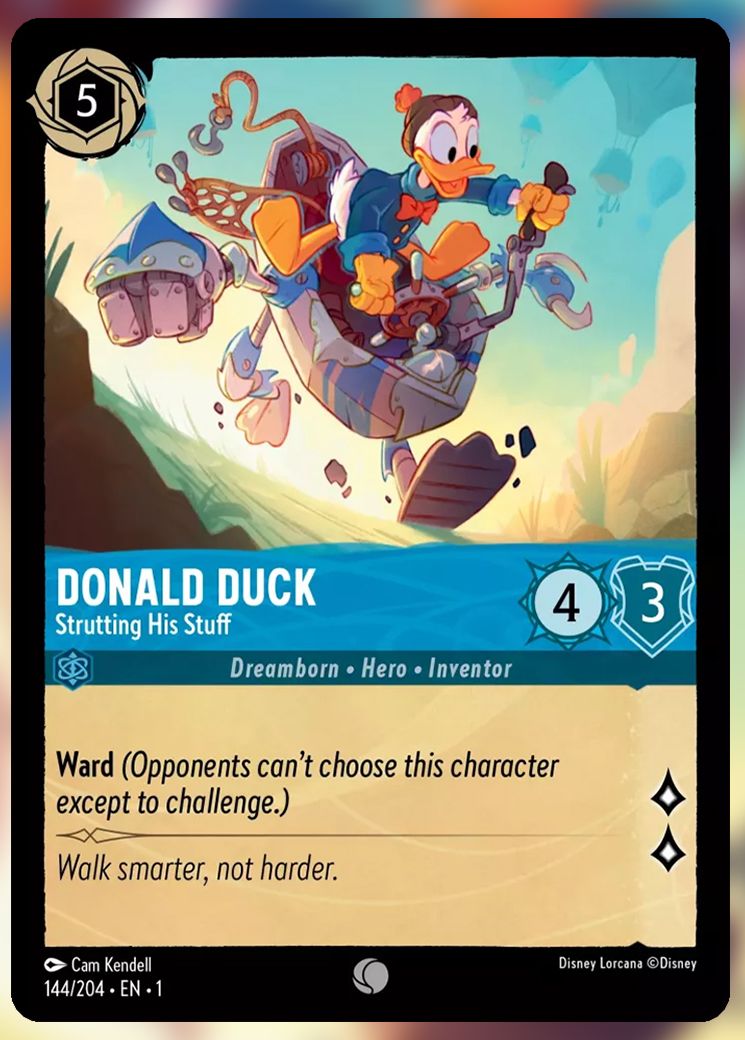 Donald Duck, Strutting His Stuff