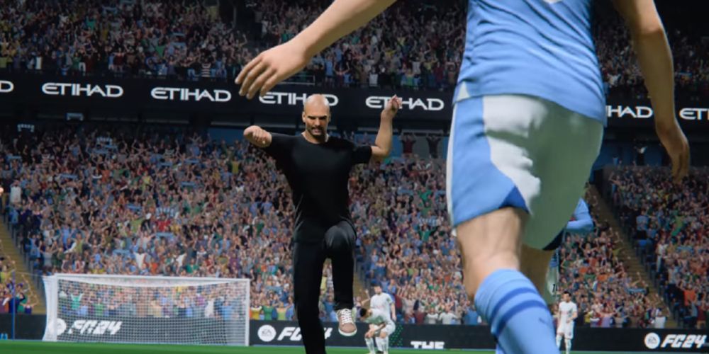 EA Sports FC 24 Pep Guardiola Celebrating-1