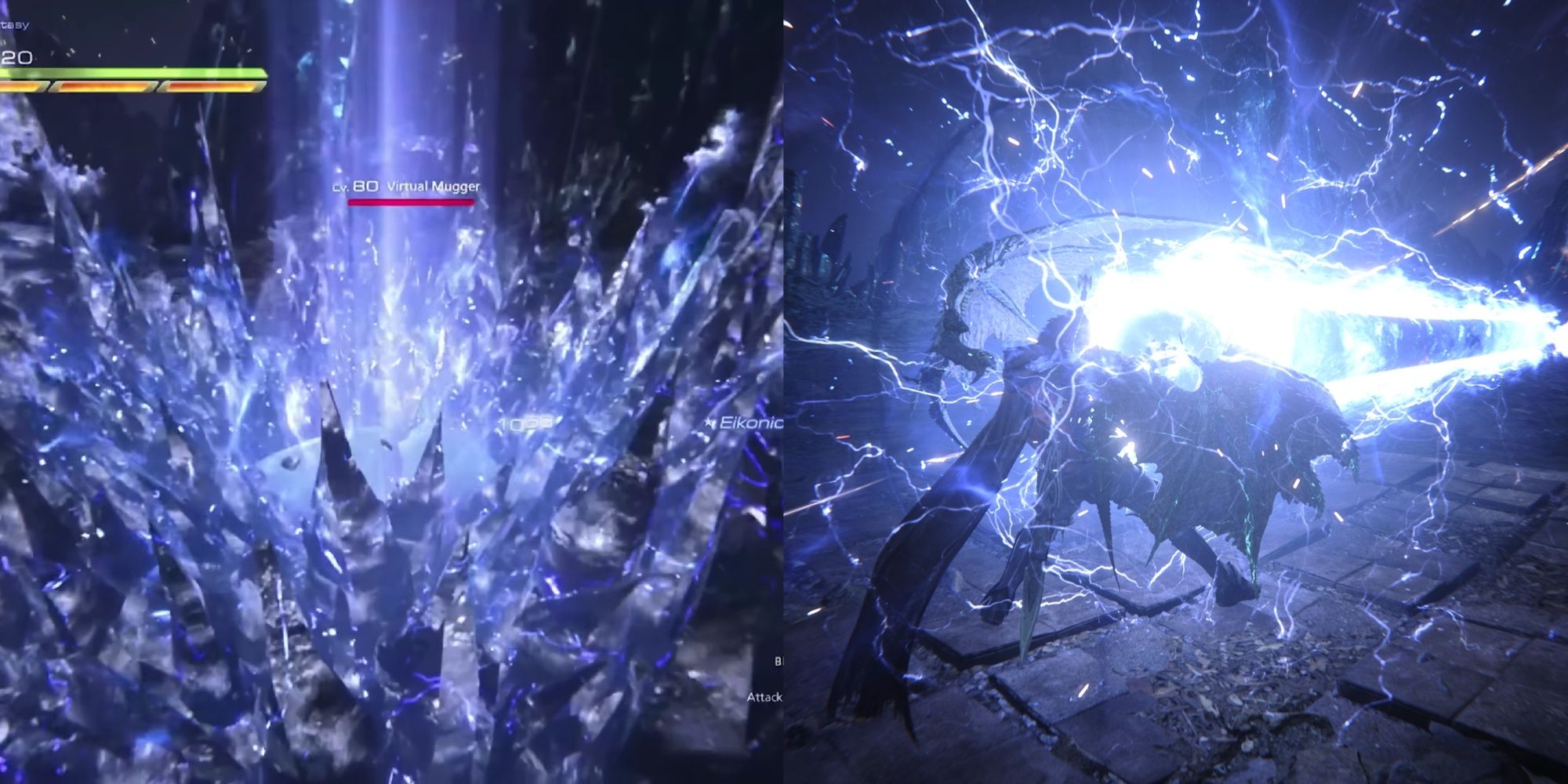 Final Fantasy 16 Diamond Dust and Gigaflare screenshots