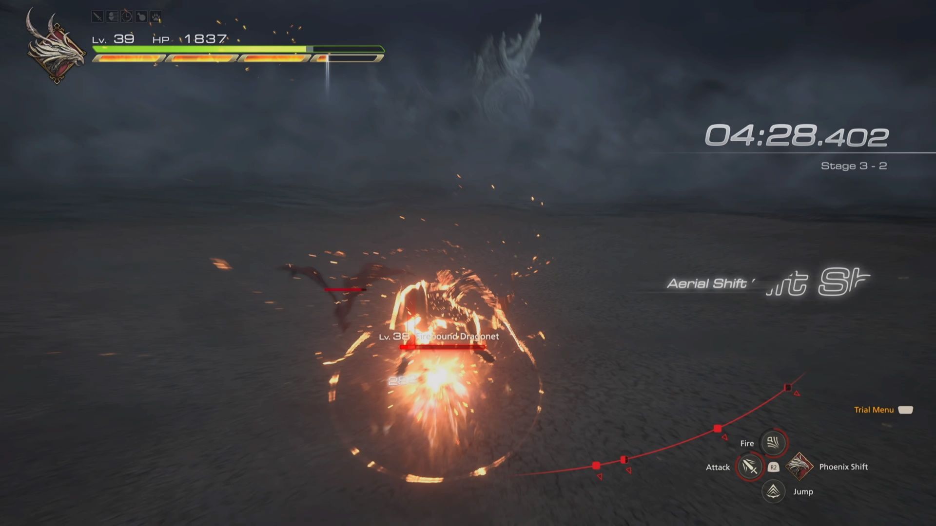 Final Fantasy 16, Phoenix Trial, Getting the Double Shift bonus on the Dragonet