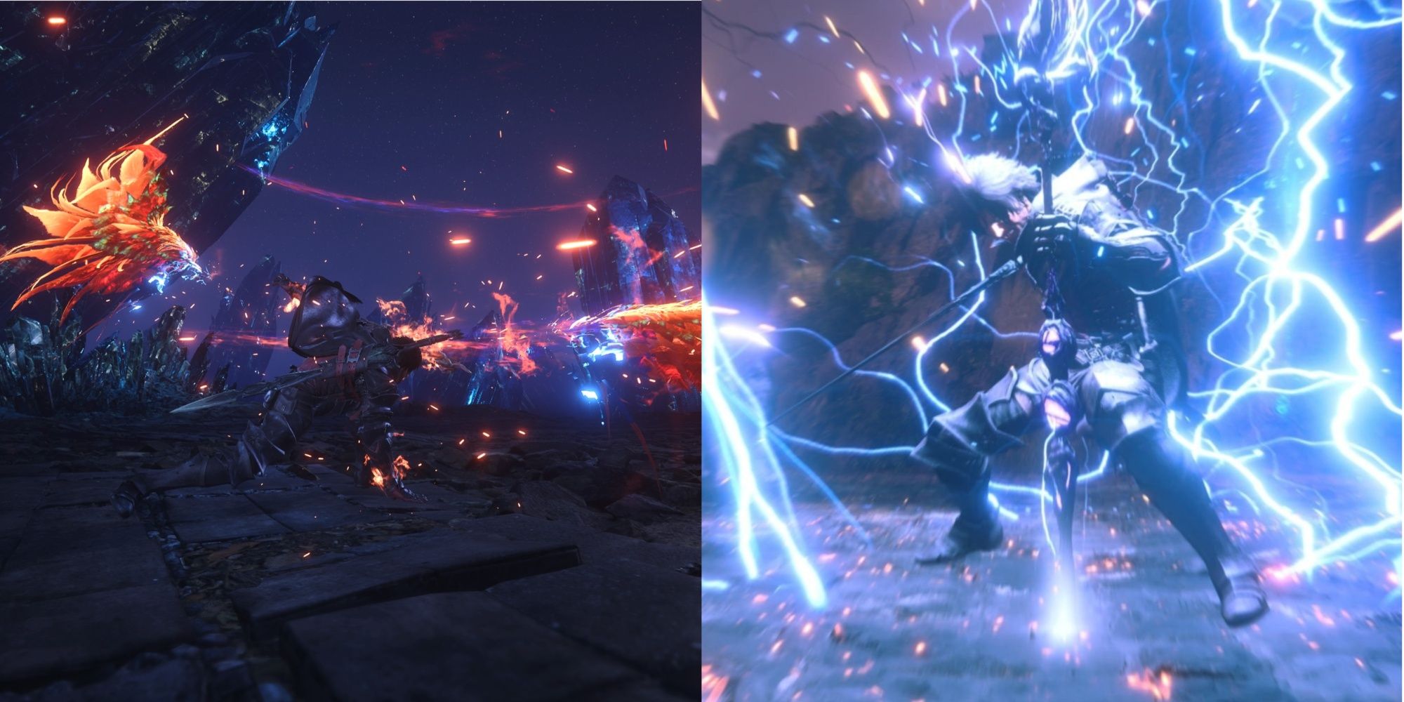 Final Fantasy 16 Scarlet Cyclone and Pile Drive screenshots