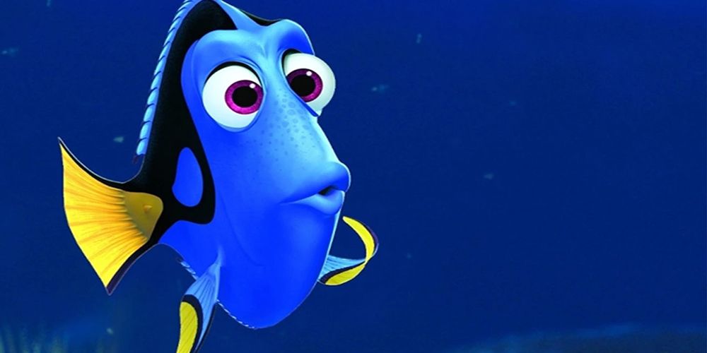Finding Nemo Dory looking confused