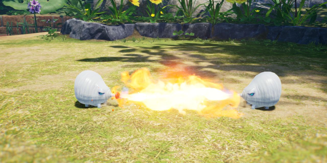 Firey Blowhogs in Pikmin 4