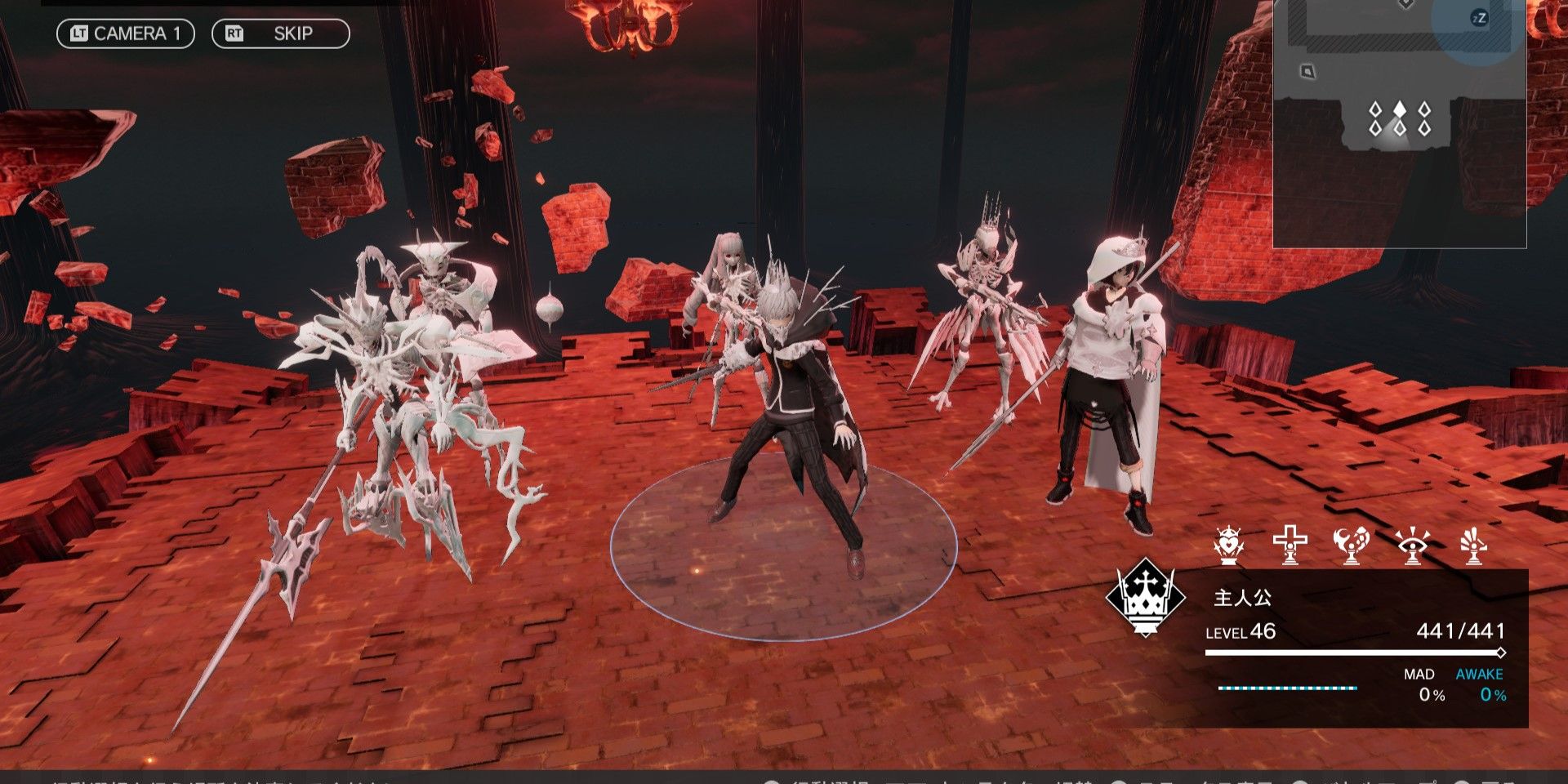 Your group of fiends fighting in the Otherworld
