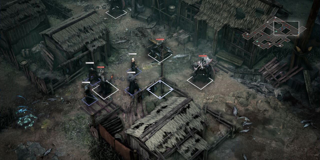 Your group of mercenaries fighting against the Mort