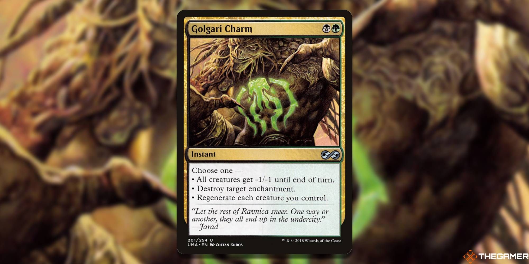 Golgari Charm by Zoltan Boros