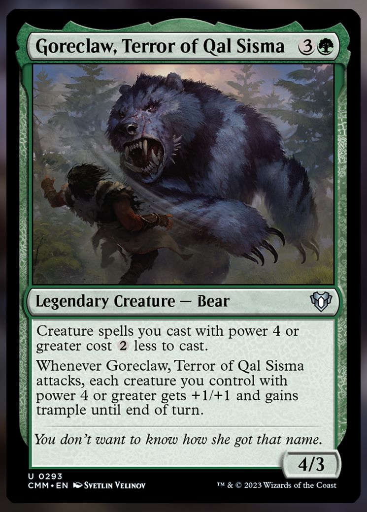 Goreclaw, Terror of Qal Sisma