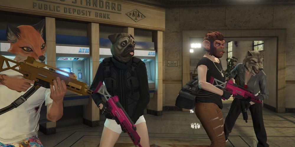 GTA Online random players in costume