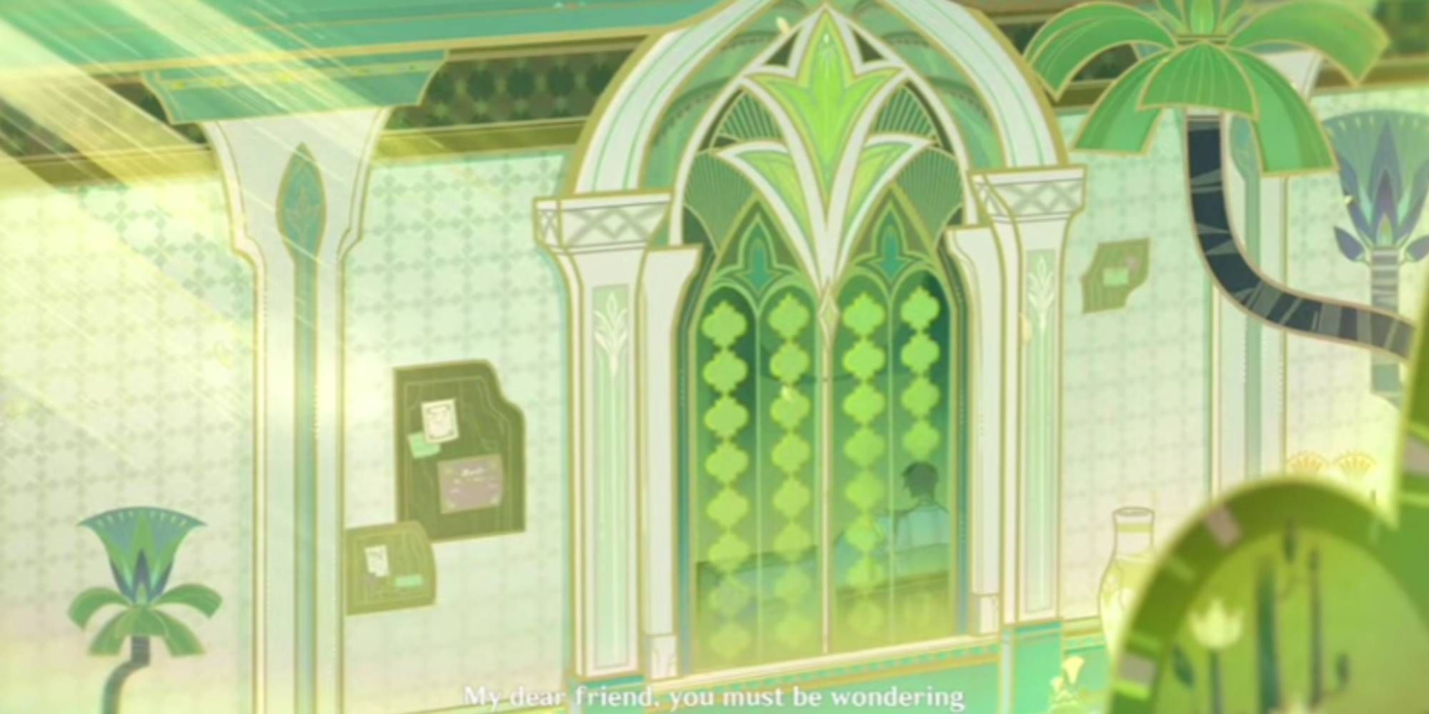 Gulab Writing a Letter in Genshin Impact