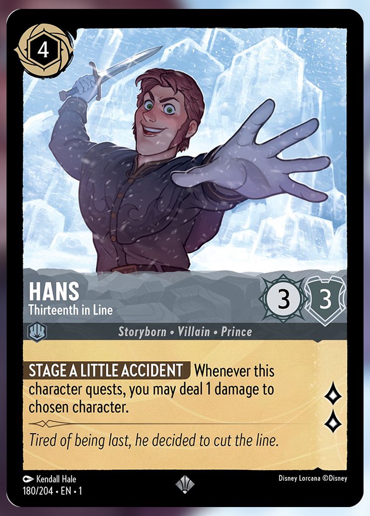 Hans, Thirteenth in Line