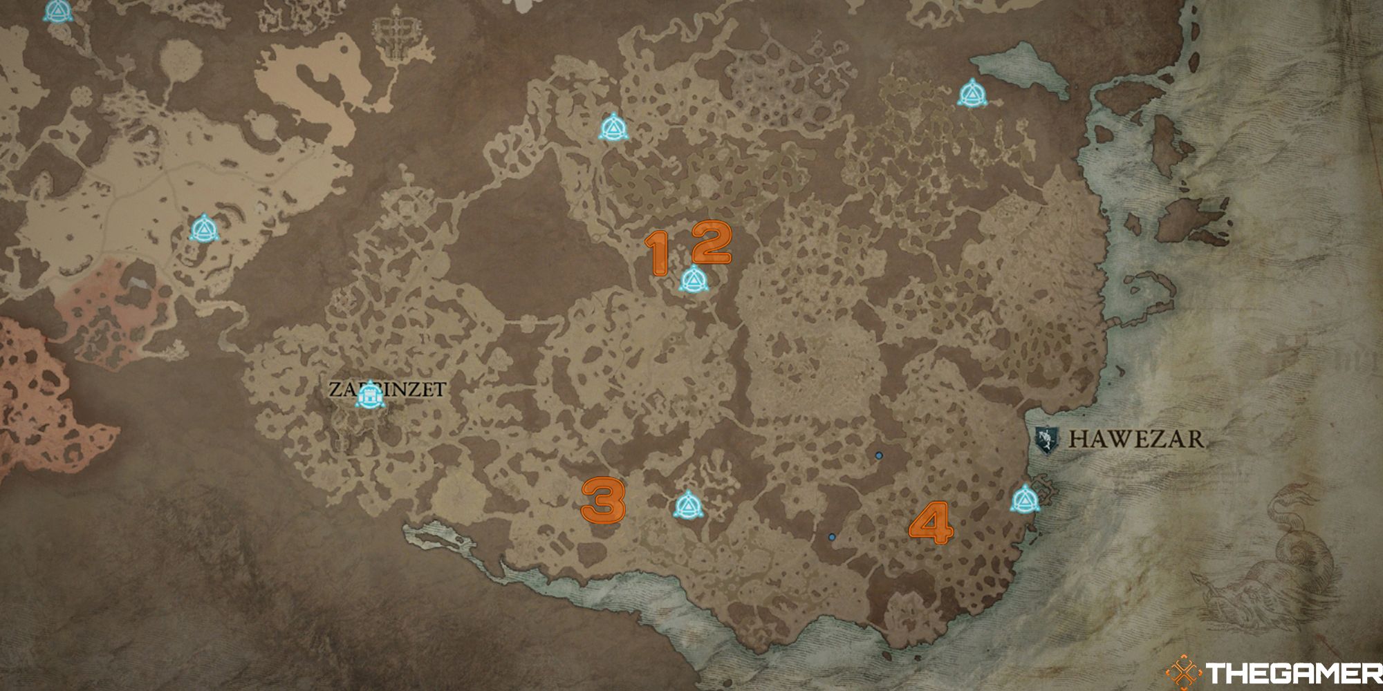 hawezar necromancer legendary aspects map
