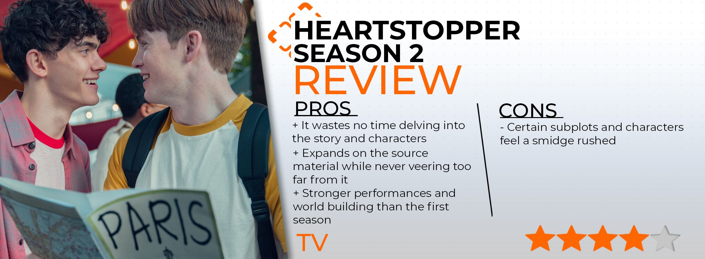 Heartstopper S2 review card