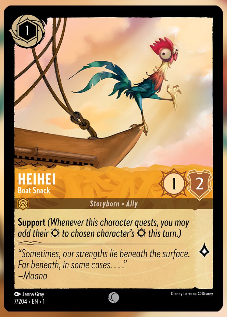 Heihei, Boat Snack