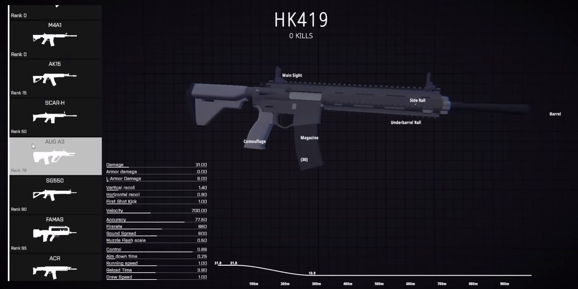 HK419 loadout image in battlebit remastered