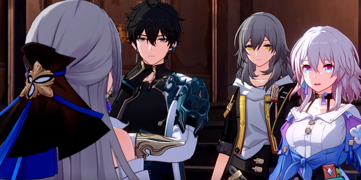 Honkai Star Rail Bronya And Trailblazers Talking