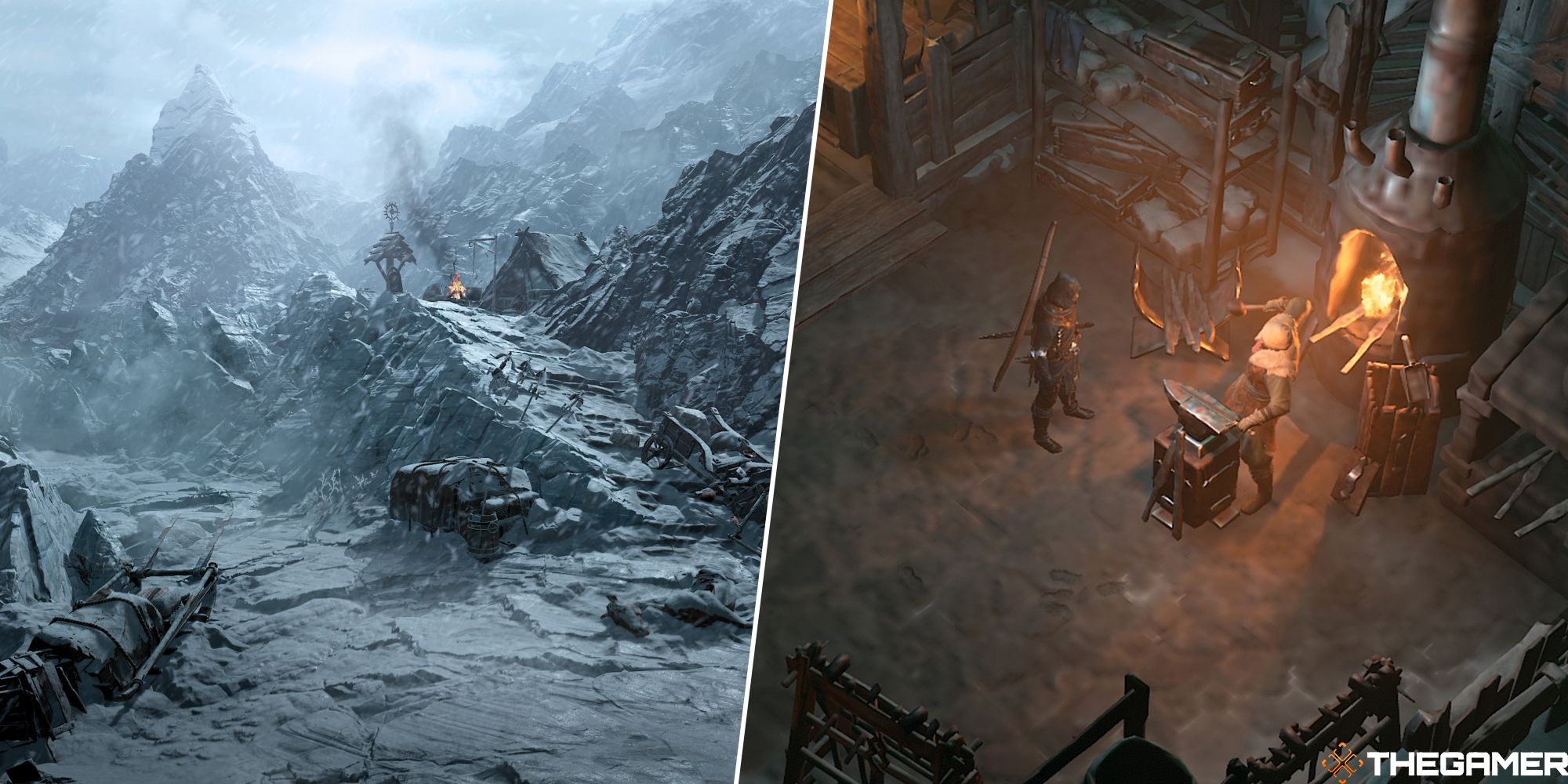 mountains of the fractured peaks and kyovashad blacksmith split