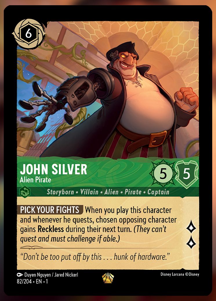 John Silver, Alien Pirate