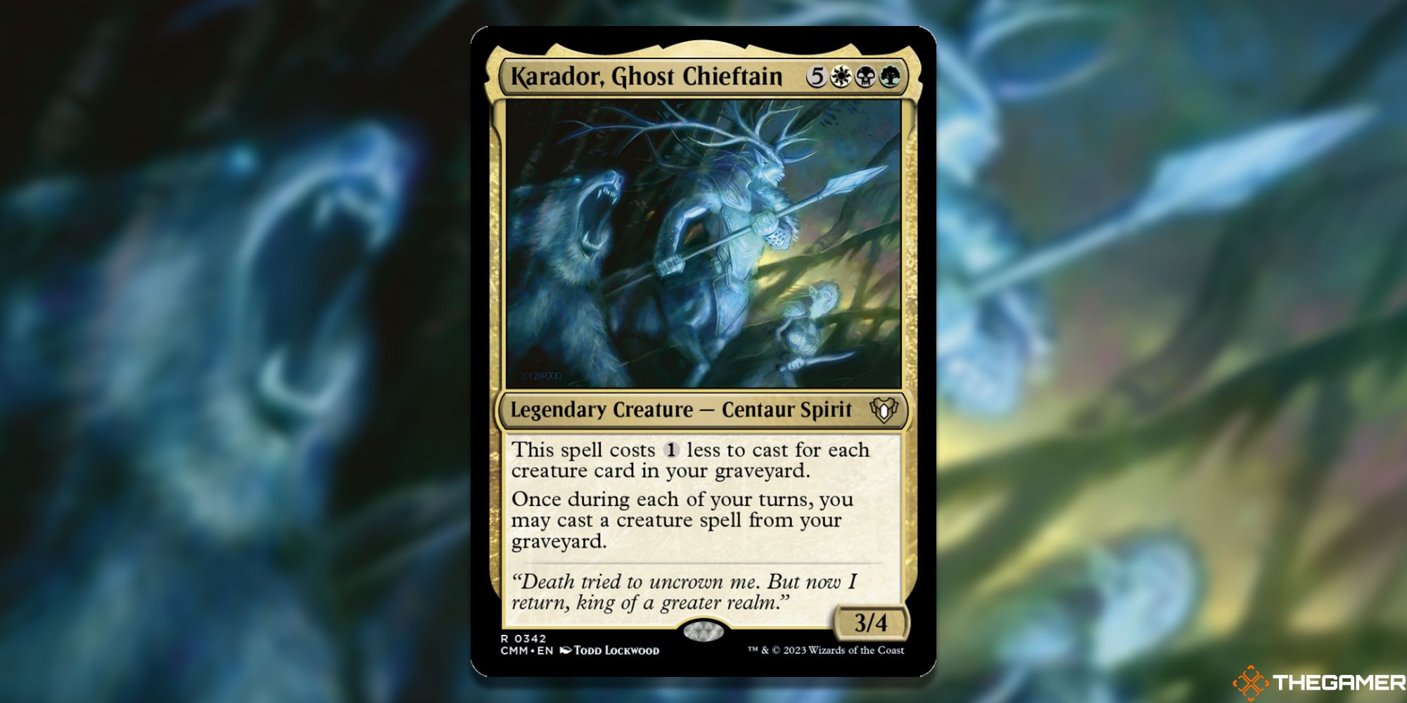 MTG: Karador, Ghost Chieftain card