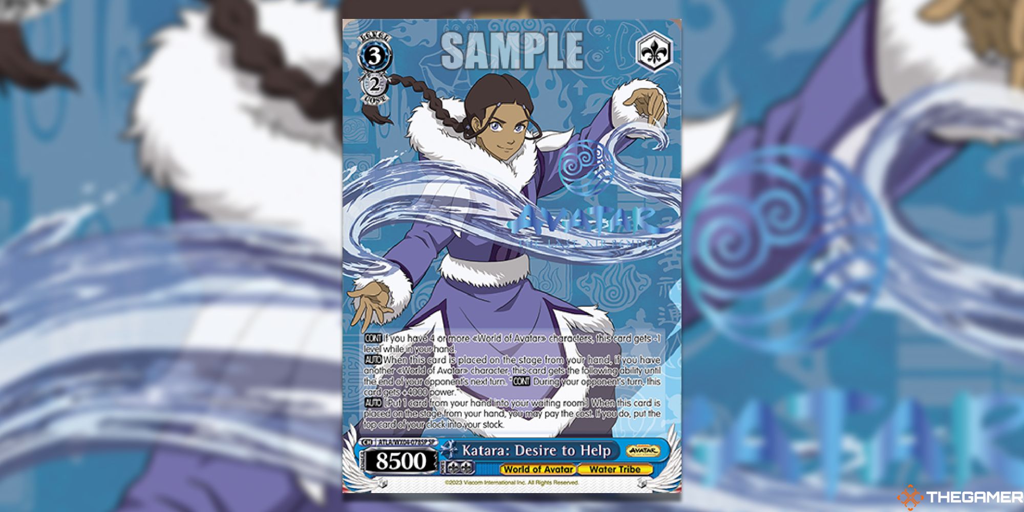 Katara Desire to Help (SP) Card Art