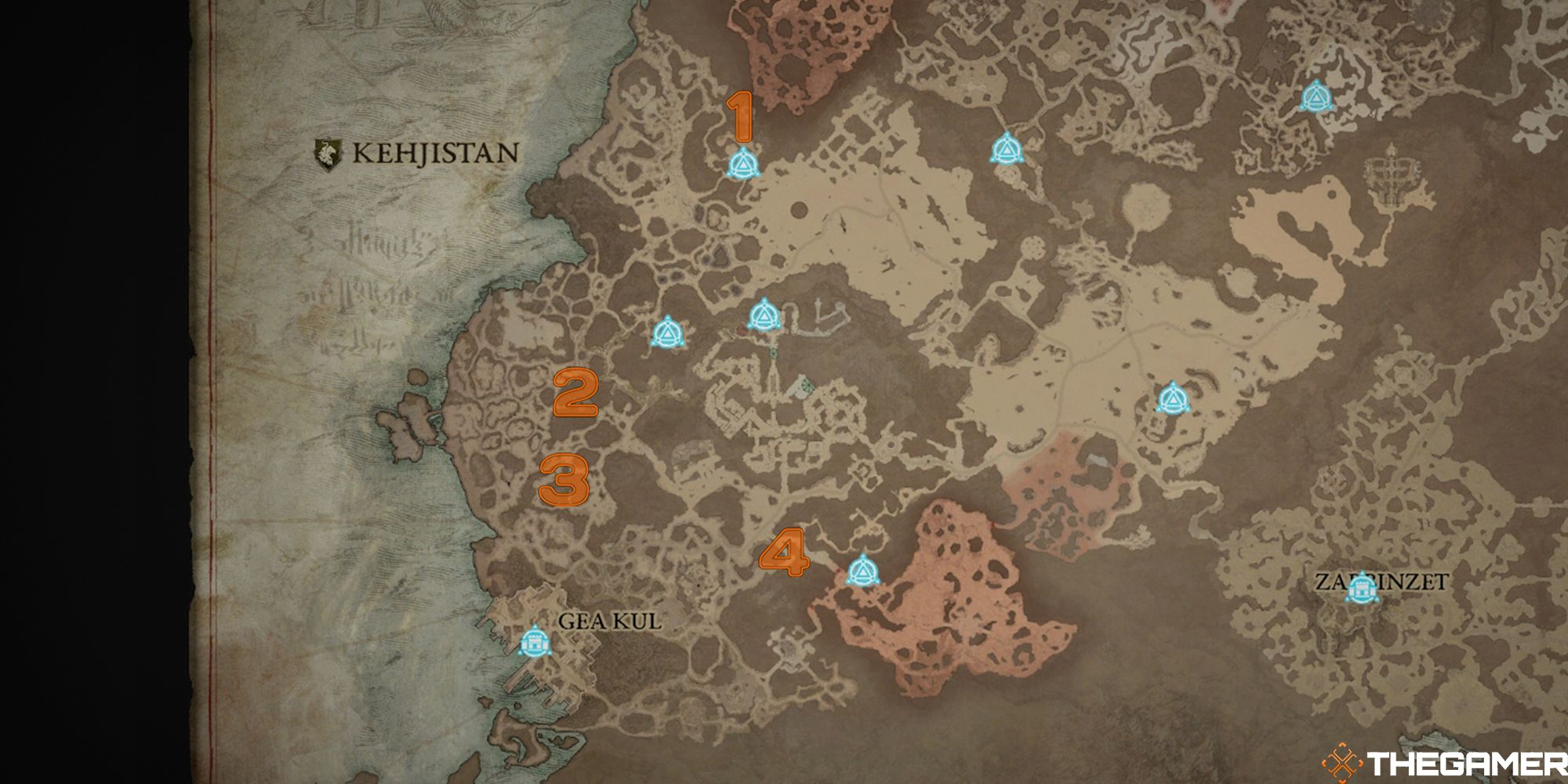 kehjistan necromancer legendary aspects map
