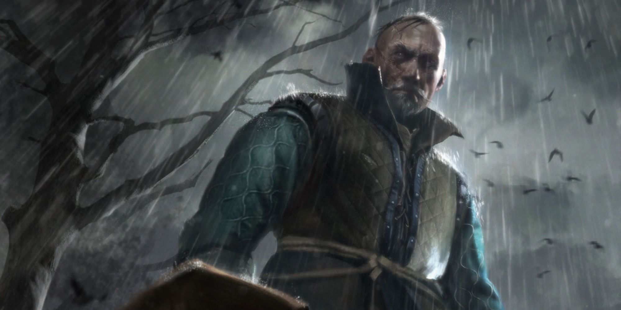 Gwent card illustration of Leo Bonhart from the Witcher