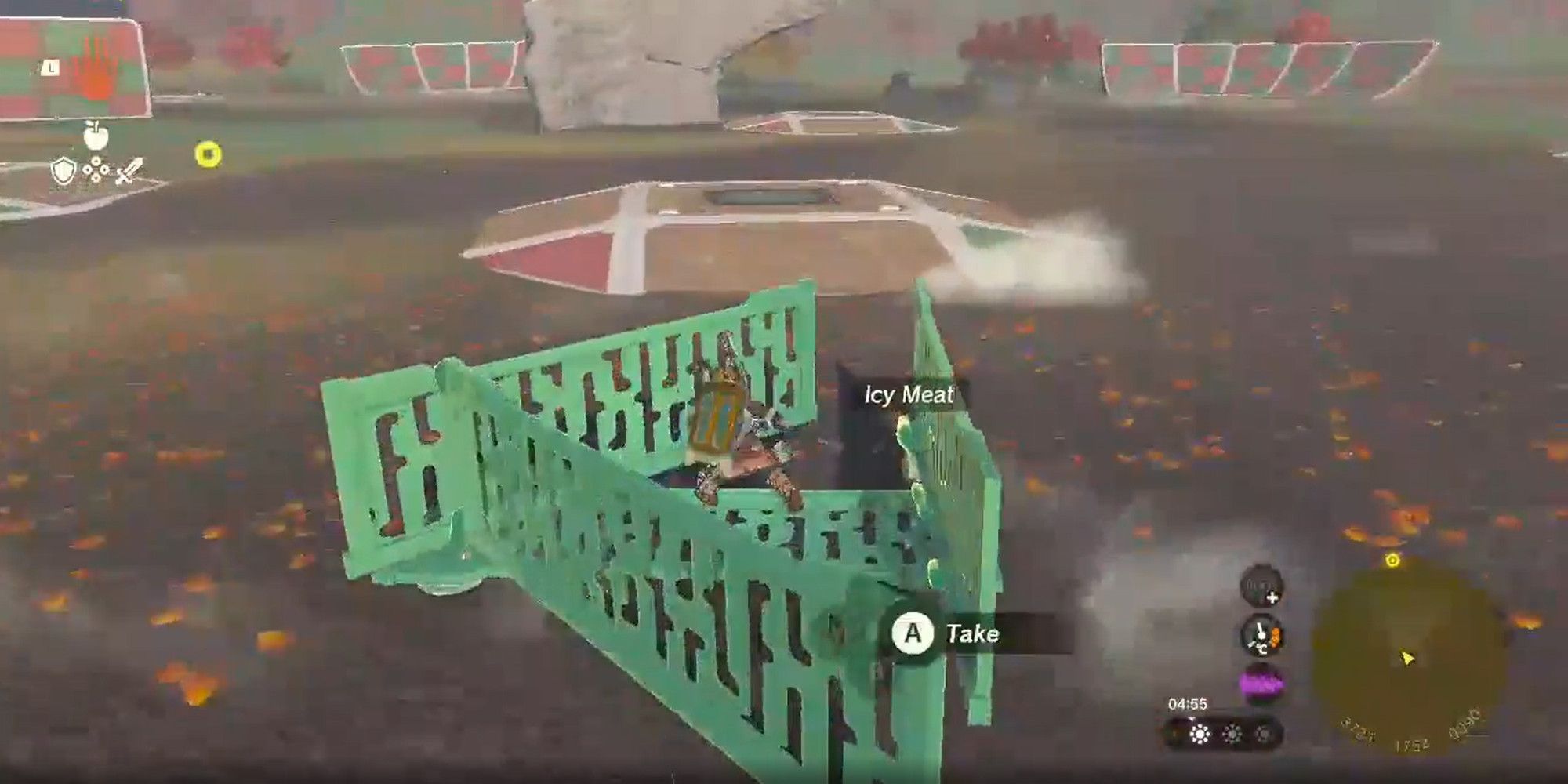 Link on a meat sled Tears of the Kingdom