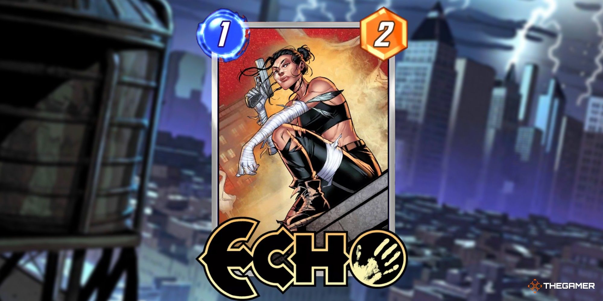 Echo card in Marvel Snap.