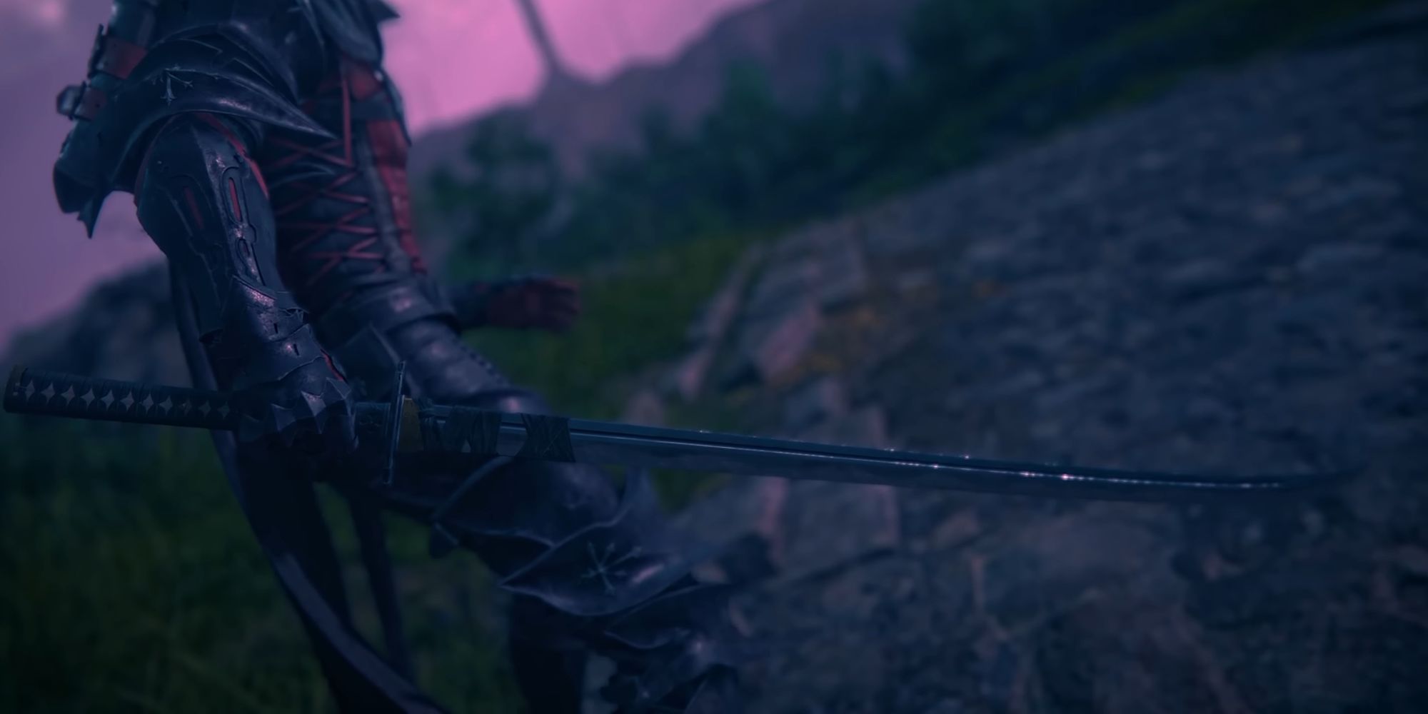 Clive's right hand holding Masamune Katana