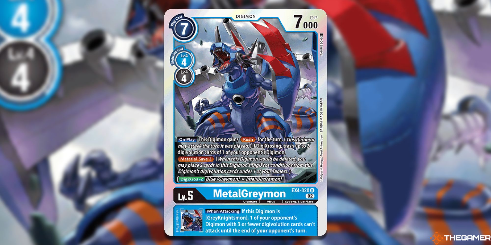 metalgreymon digimon card game ex4