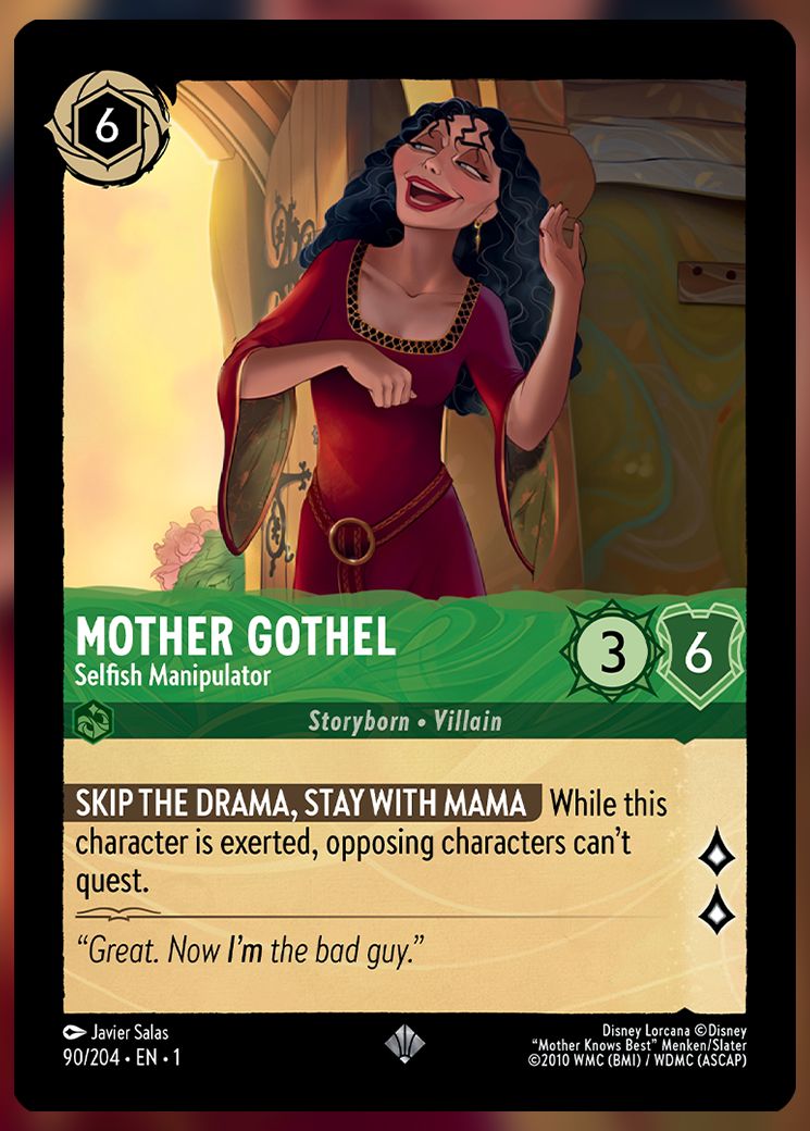 Mother Gothel, Selfish Manipulator