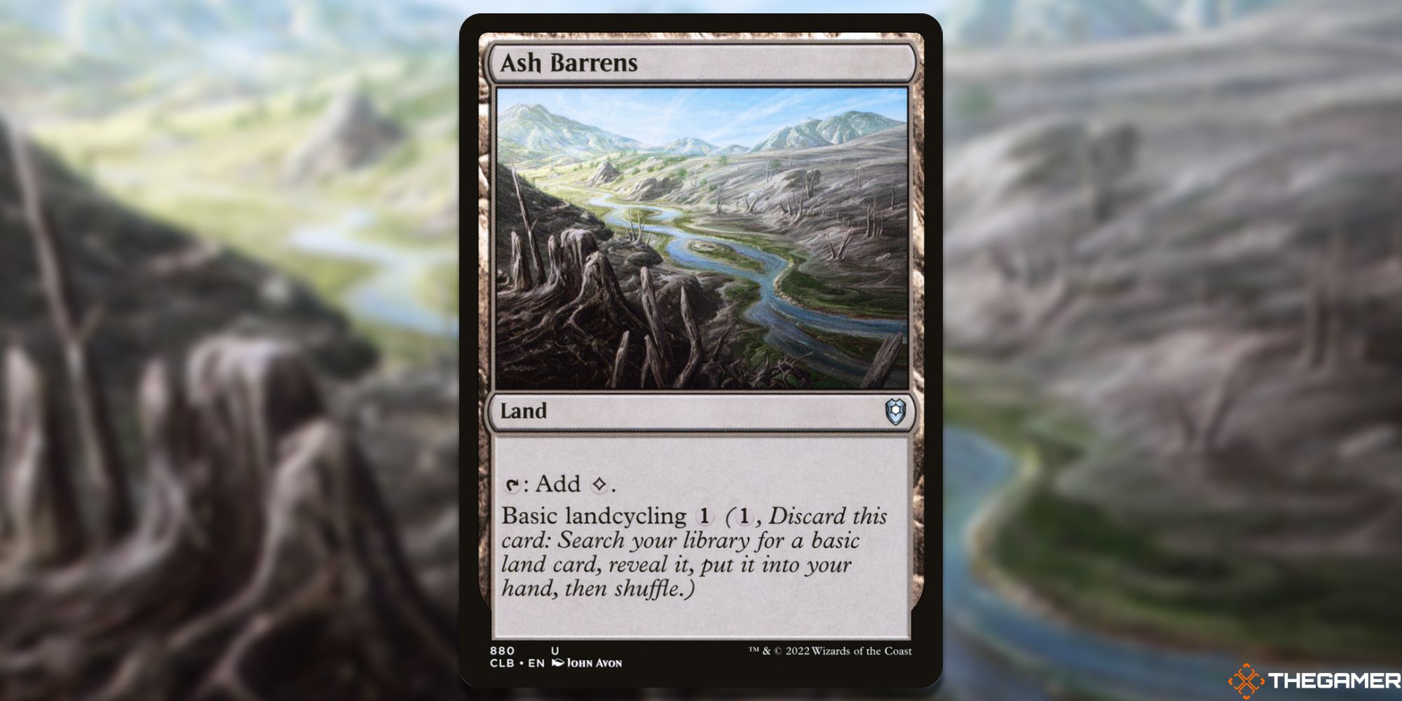MTG Ash Barrens by John Avon