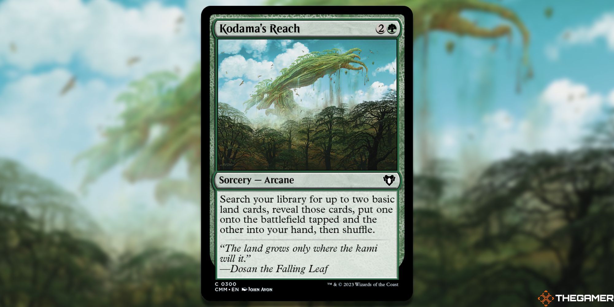 MTG Kodama's Reach by John Avon