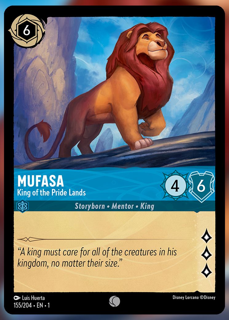 Mufasa, King of the Pride Lands