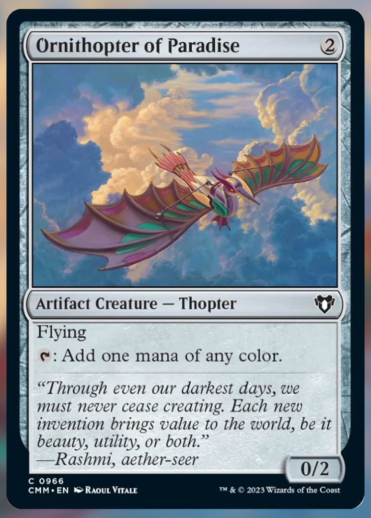 Ornithopter of Paradise