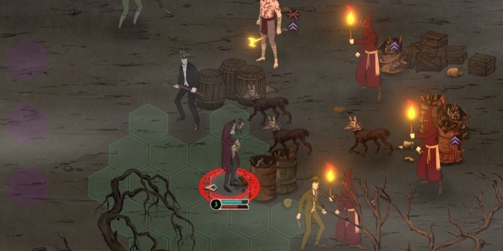 Outsider class casts their Blood Circle spell during their turn in combat