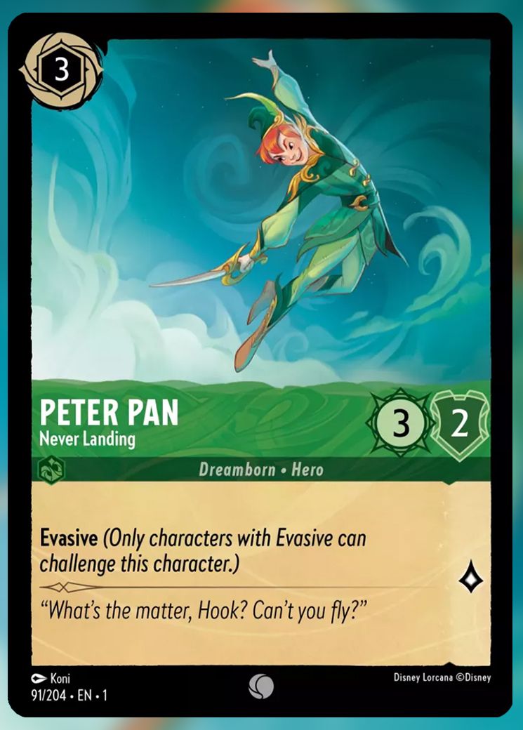 Peter Pan, Never Landing