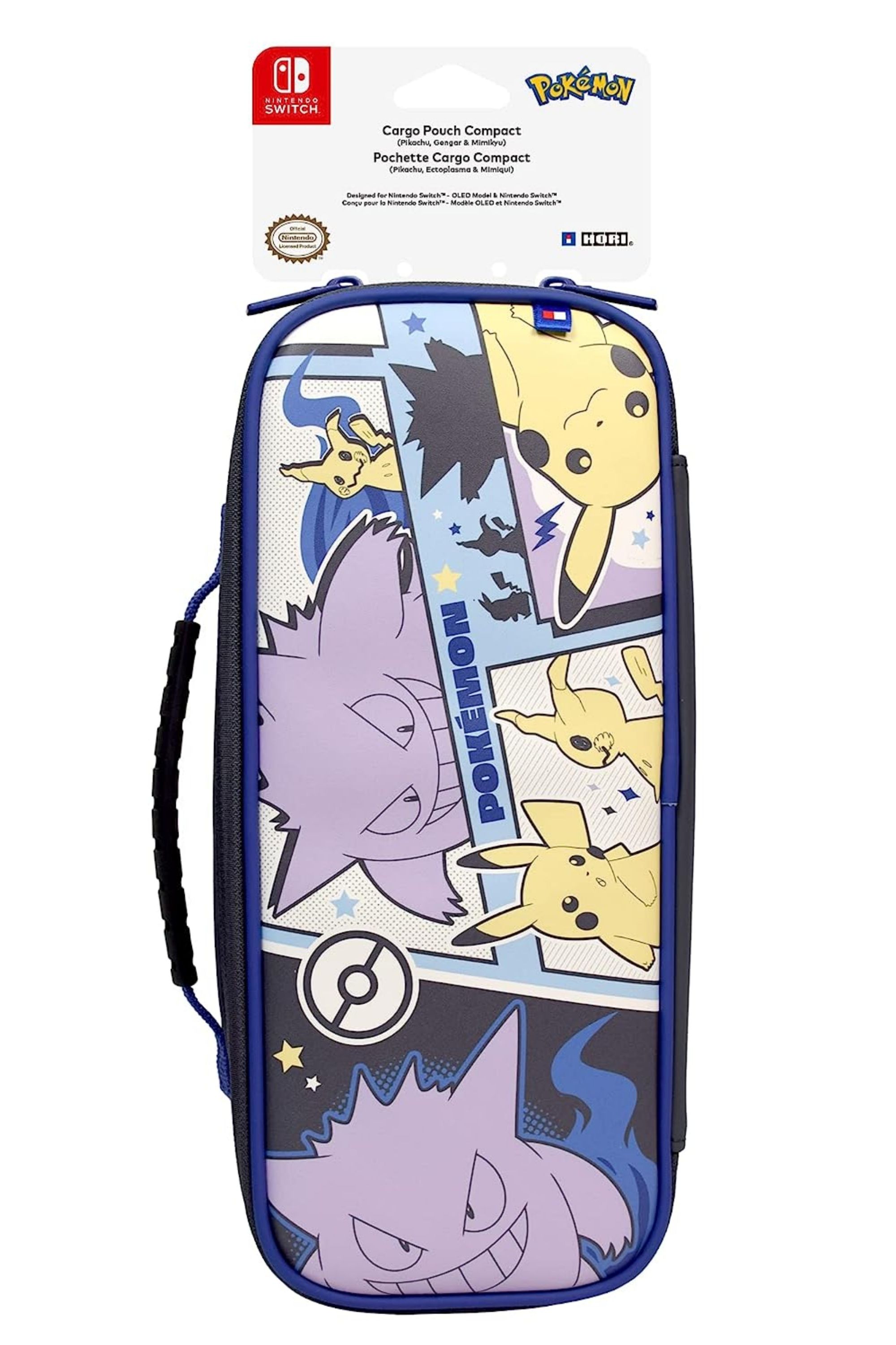 Pikachu, Gengar, & Mimikyu Hori Nintendo Switch Carry Case