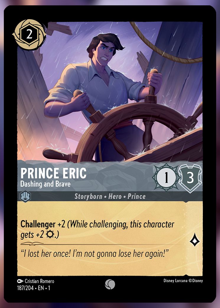 Prince Eric, Dashing and Brave