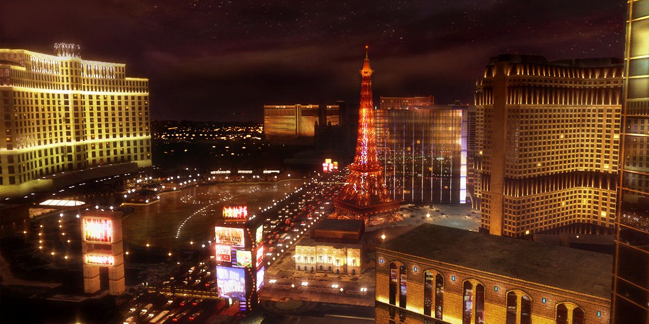 Rainbow Six Vegas: The Las Vegas Strip At Night