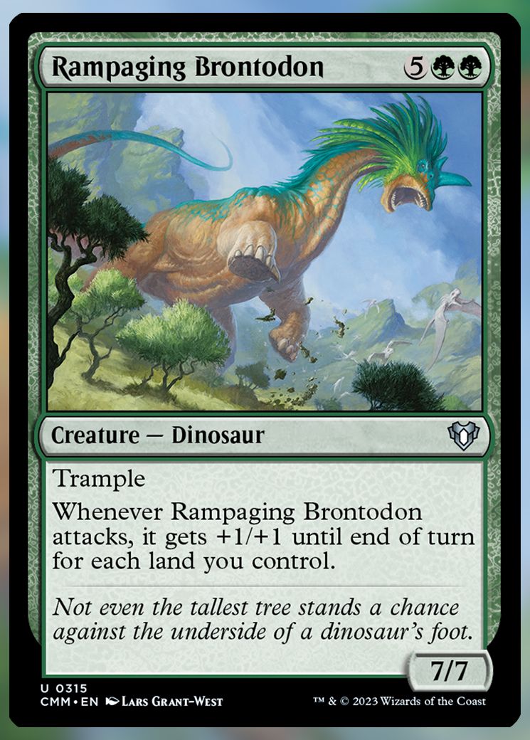 Rampaging Brontodon