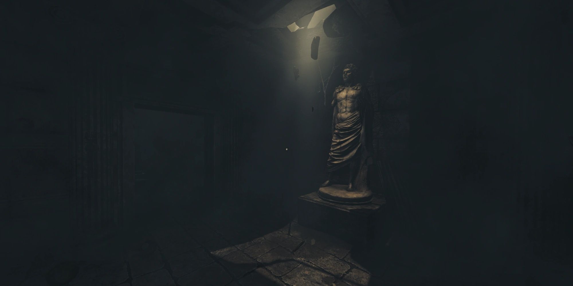 Amnesia: The Bunker - A Statue Within The Roman Tunnels