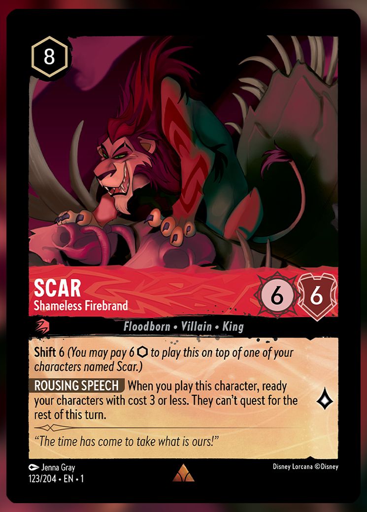 Scar, Shameless Firebrand