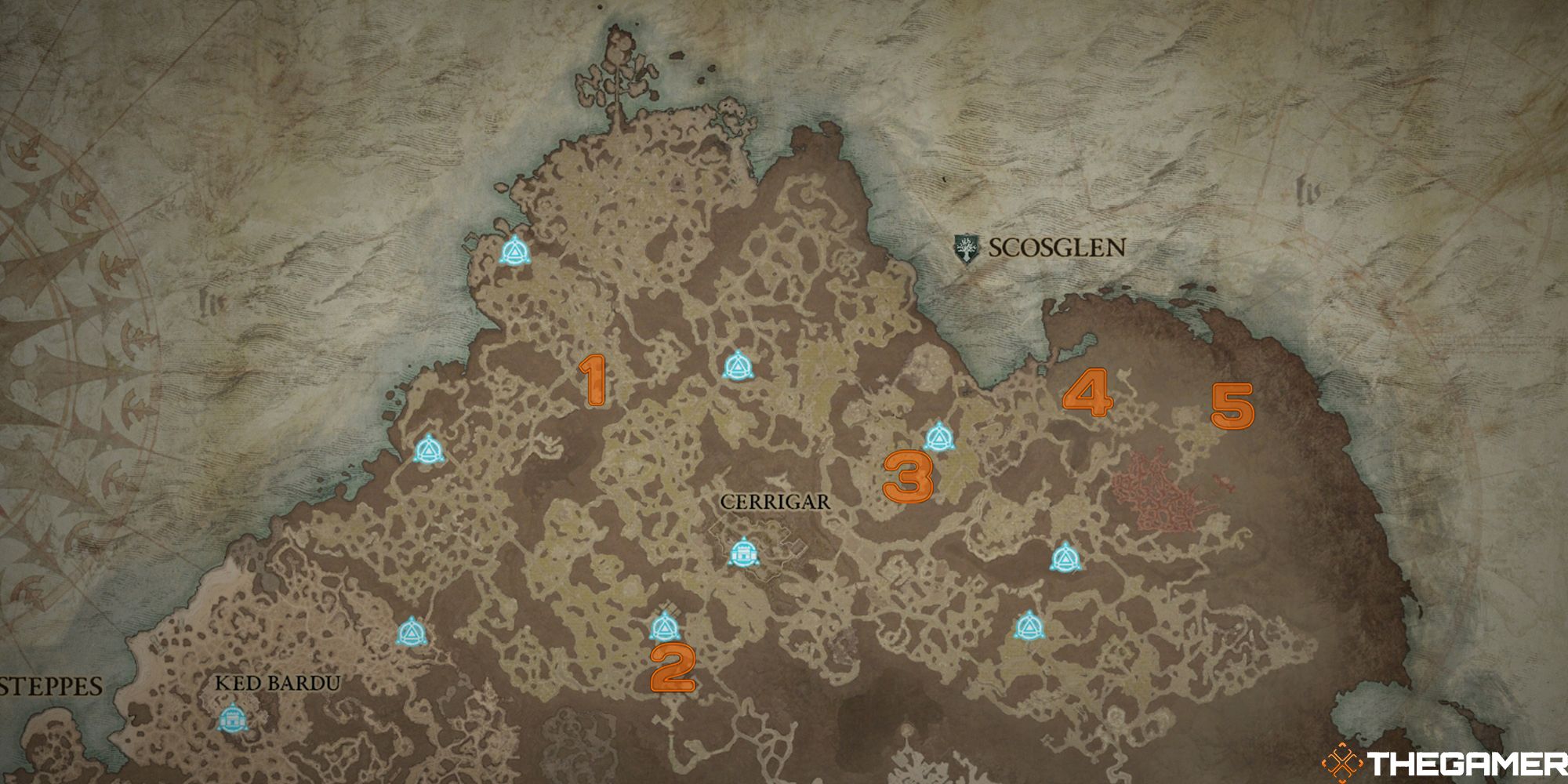 scosglen rogue legendary aspects map