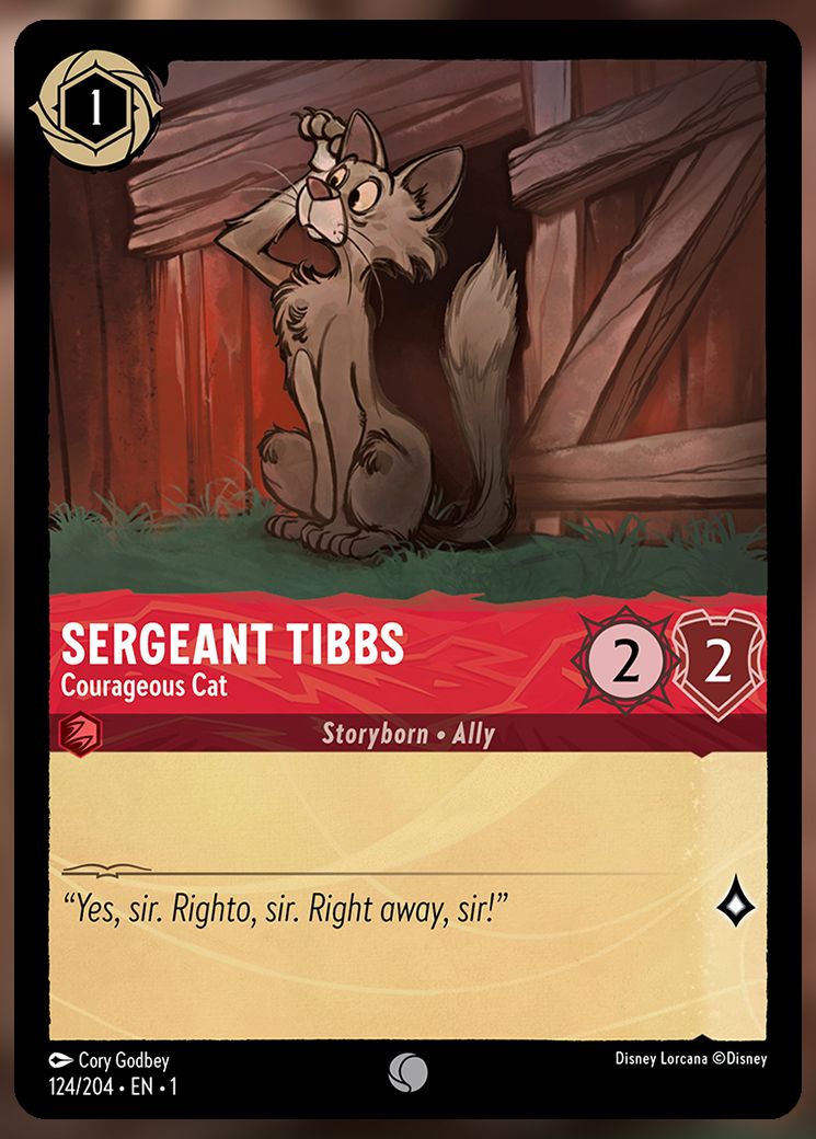 Sergeant Tibbs, Corageous Cat
