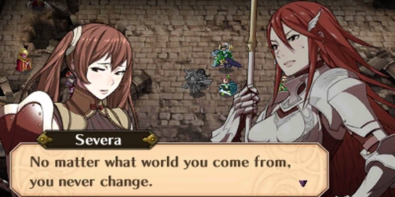 Severa (left) is disappointed at her mother Cordelia (right)