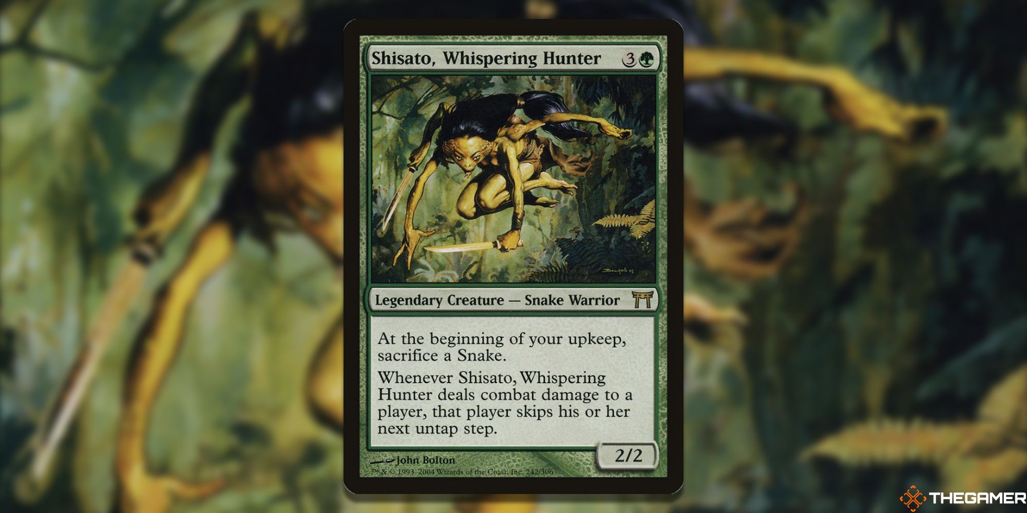 MTG: Shisato, Whispering Hunter card