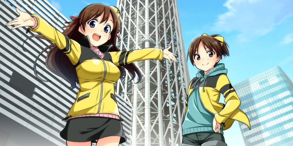Sisters Makoto and Akira greeting the player