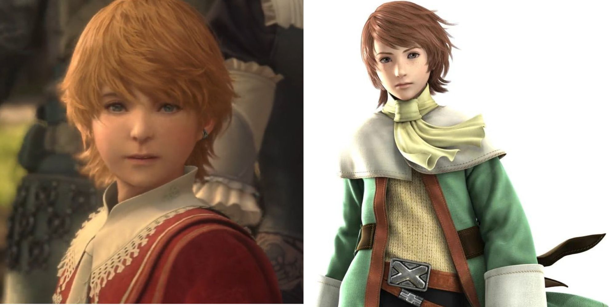 Joshua Rosfield from Final Fantasy 16 and Arc from Final Fantasy 3